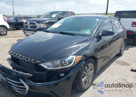 2018 Hyundai Elantra Sel из США, поврежденный, VIN 5NPD84LF8JH393543